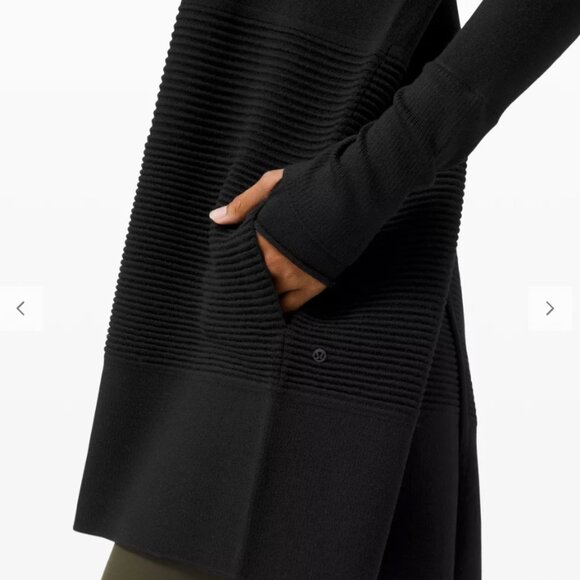 Lululemon Merino Wool Sit In Lotus Wrap Cardigan - Picture 3 of 15